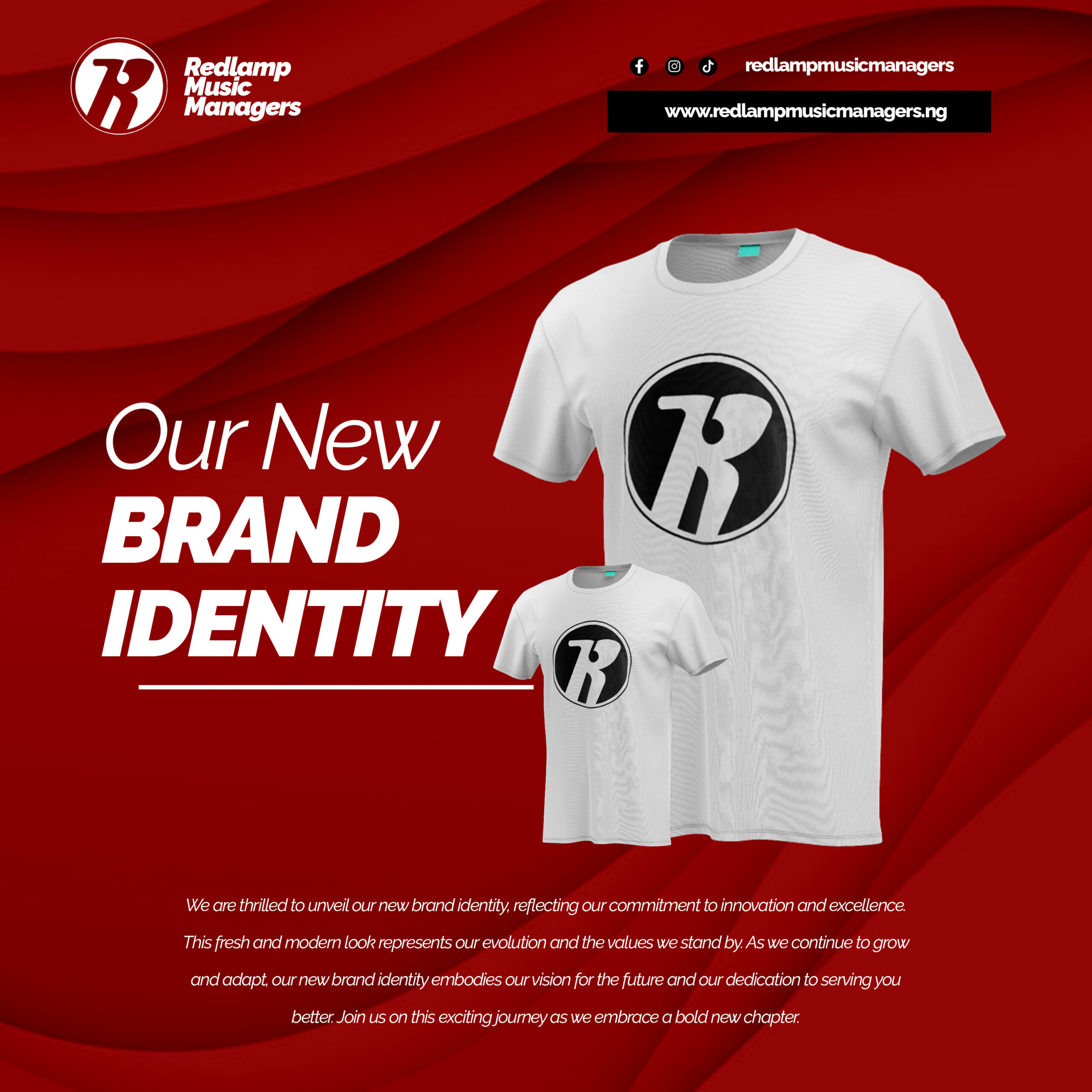 Redlamp New Brand Identity unveiled in 2025