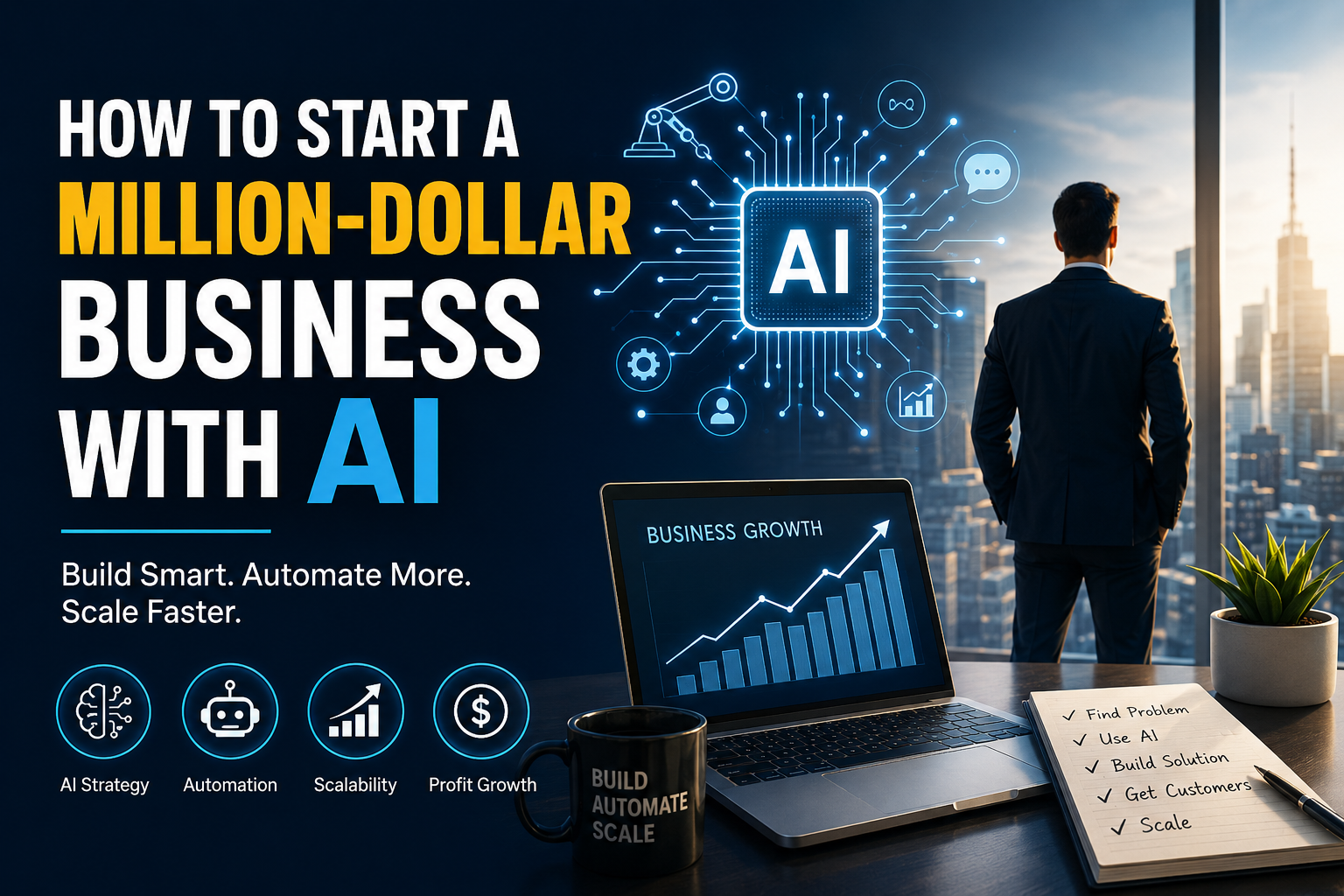 How to Start a Million-Dollar Business with AI in 2026: A Realistic Step-by-Step Guide